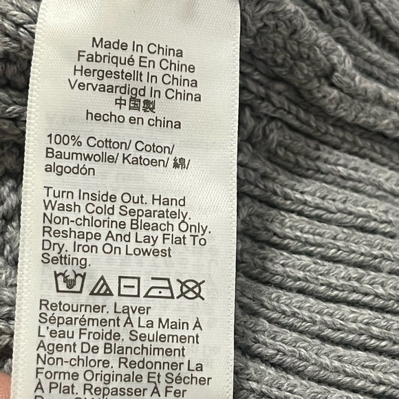 J.Crew Pearl embellished cotton cable-knit sweater XS - Picture 6 of 7